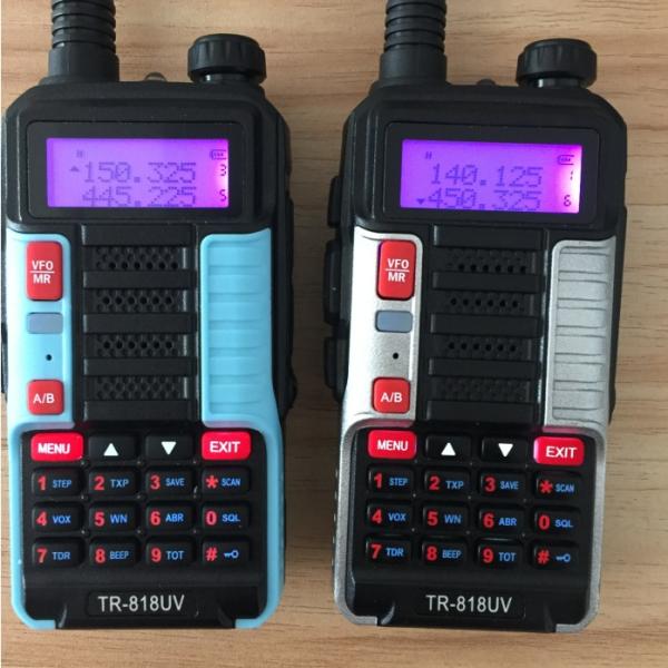 TR-818UV Security Two Way Radios 7W High Power VHF UHF Handheld Transceiver