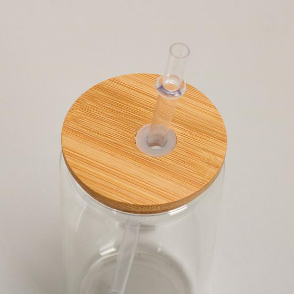 Stylish Modern Design Glass Mason Bottle Glass Iced Coffee Cups With Lids Glass Beverage Container 350/480ml Lightweight Easy To Clean