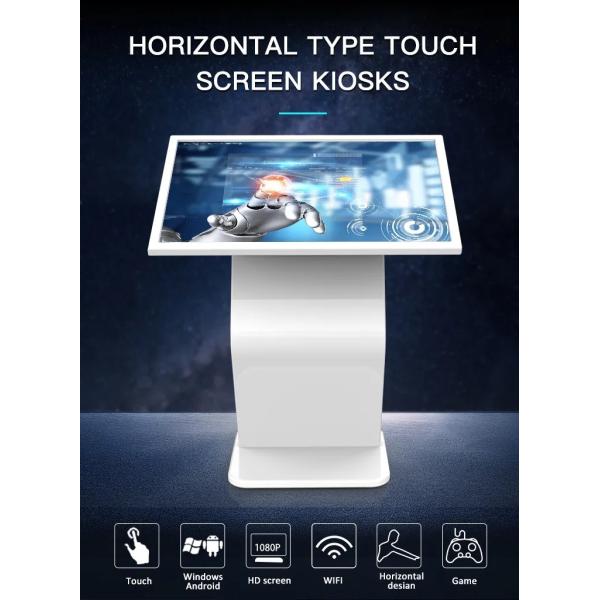 49'' Interactive Self Service Kiosk Exhibition Hall Android Windows 21.5 32 43 55''