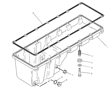 Gasket - Oil Pan 1095308 Bulldozer Spare Parts For 345B 365B 3176C C-10 C-12 C13
