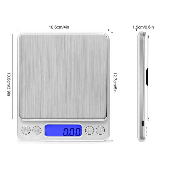 High Precision 3kg 0.1g 0.01g Digital Jewelry Scale Mini Gold Gram Coffee Scale for Lab Balances Kitchen Food Weighing