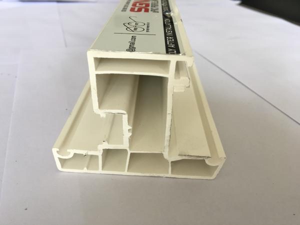 Quality Fireproof Plastic UPVC Extrusion Profiles UV Resistant For Apartment for sale