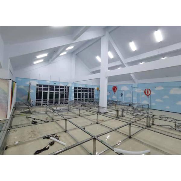 Large Indoor Commercial Trampoline Park Playground Equipment With Jump Platform