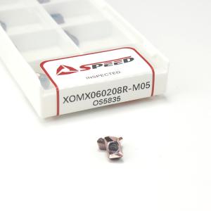 China Speed Carbide Milling Inserts XOMX060204R/XOMX10T308TR/XOMX120408TR CNC Cutting Tool on sale
