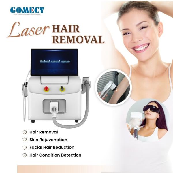 AI Skin Analyzer Skin Rejuvenation Hair Removal 4 Wavelength Diode Laser 755 808 940 1064nm Ice Diode Laser Hair Removal Machine