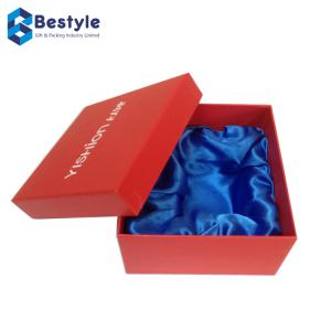 China Custom Company LOGO Red Cardboard Gift Box Handmade wholesale