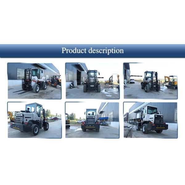 3000mm 3.5T Diesel Forklift Truck For Urban Construction Sites