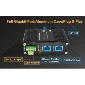 Industrial Gigabit 95W 802.3bt PoE++ Injector (12~48VDC)