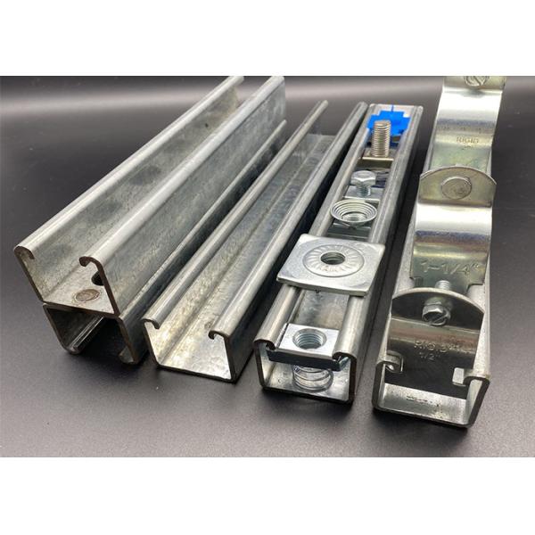 1m Stainless Steel Slotted Channel