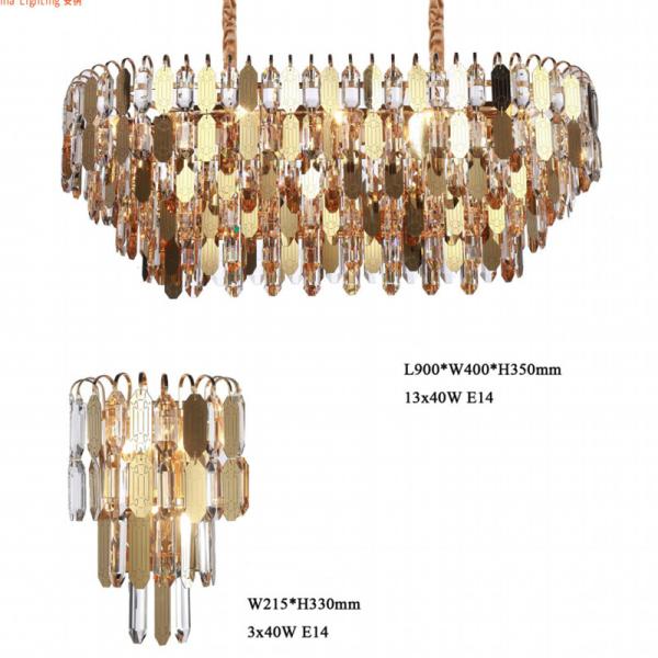 Quality G4 Led Pendant Lighting Ceiling Circle Modern Large Round Ring Chandelier Crystal Hotel Or Down Town House for sale