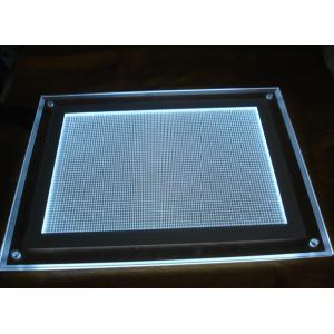 Signage Industry ODM Lgp 4mm Light Guide Acrylic Sheet