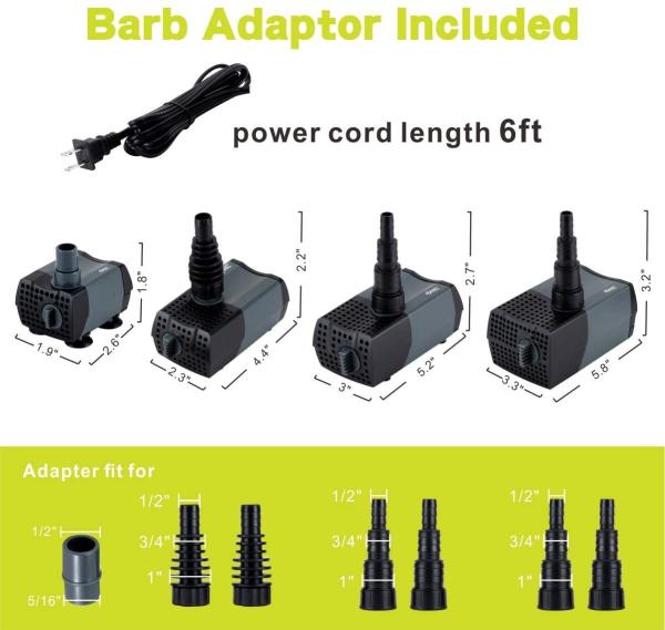 Quality Hygger Submersible Water Pump For Aquarium Fish Tank for sale