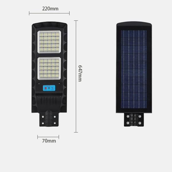 waterproof IP65 outdoor use solar led street light ABS material integrated all in one led solar system led light 200w
