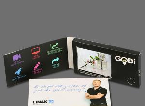 China Super Definition LCD Video Greeting Cards Printable Design With MP3 / MP4 Player on sale