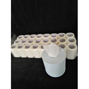 China White Virgin Wood Pulp Embossed Pattern Sanitary Toilet Tissue Paper wholesale