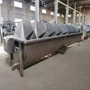 China 6m Poultry Farming Equipment The Beheaded Chicken Feet Cooling Machine wholesale