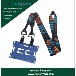 Buy cheap Promotional Sublimation Sublimated Custom ID Card Holders Lanyards with Logo from wholesalers