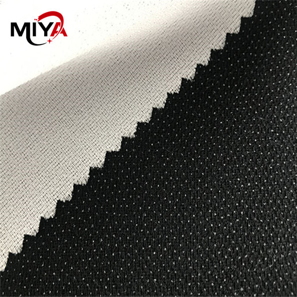 China 100 Percent Polyester 75D Collar Woven Fusible Interlining wholesale