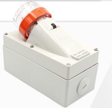 IP66 Australian Standard Industrial Inverted Plug Outdoor Waterproof Plug Multi-Pin Round Hole Plug Surface Mounted Inverted Plug