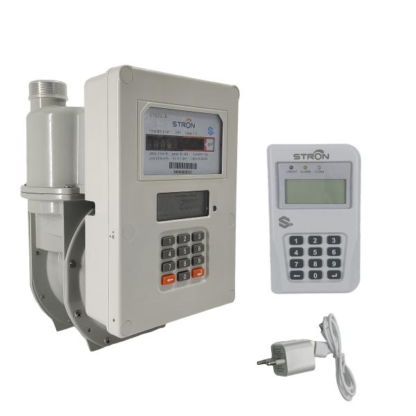 Quality STS Standard 0.7bar G4 Smart Gas Meter With Split Keypad for sale