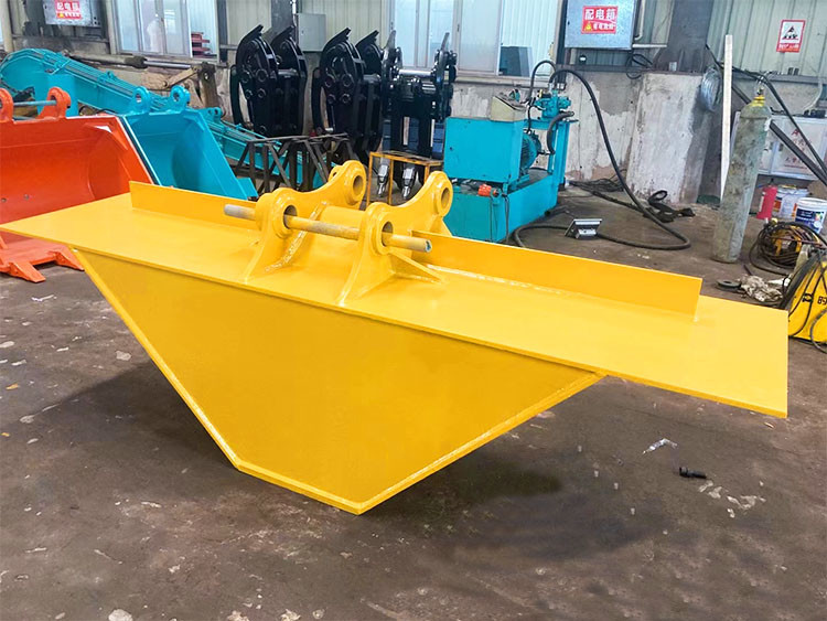 Quick Delivery V Ditching Bucket For Excavator , Durable Trapezoidal V Ditch Bucket