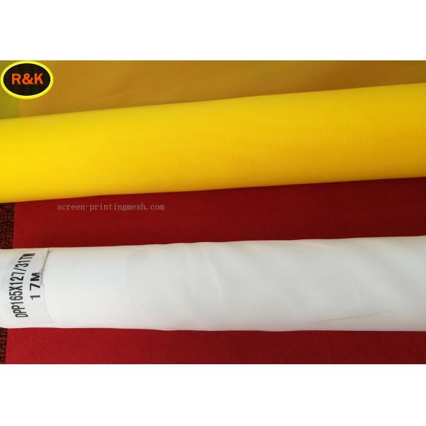 100% Polyester Screen Printing Materials Silk Screen Printing Mesh Low Elasticity