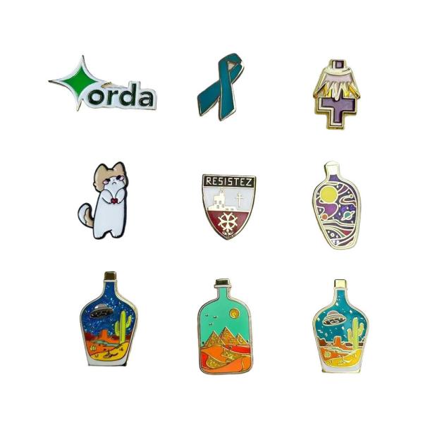 High Value-added custom Badges And Pins For School Organizations And Companies