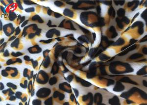China Upholstery Material Printed Polyester Velvet Fabric Soft Plush Velboa Fabric wholesale