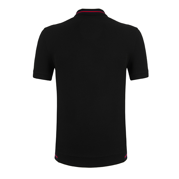 Knitted Fabric Type Plain Polo Shirts Mens With Breathable And Skin Friendly Fabric