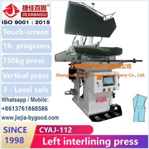 China Touch Screen Cloth Press Machine Automatic For Garment Steam Press on sale