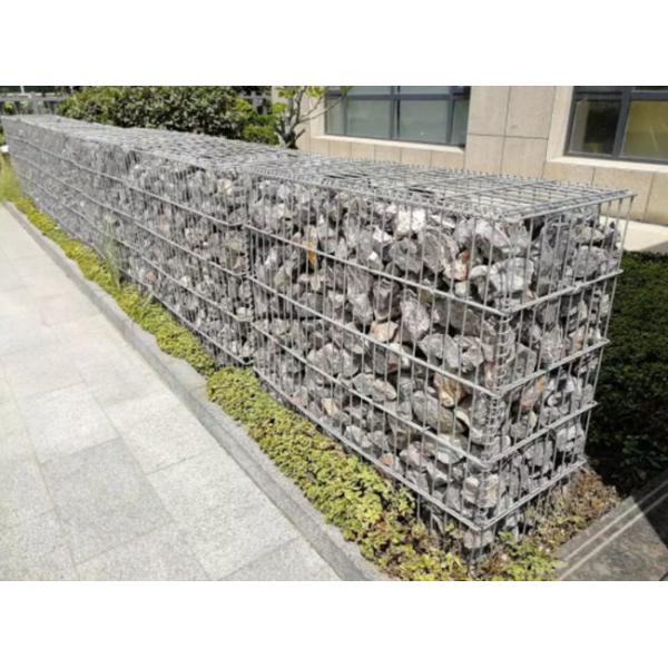 Diy 2x1x1m Welded Mesh Gabions Retaining Wall Basket Decorative Cage