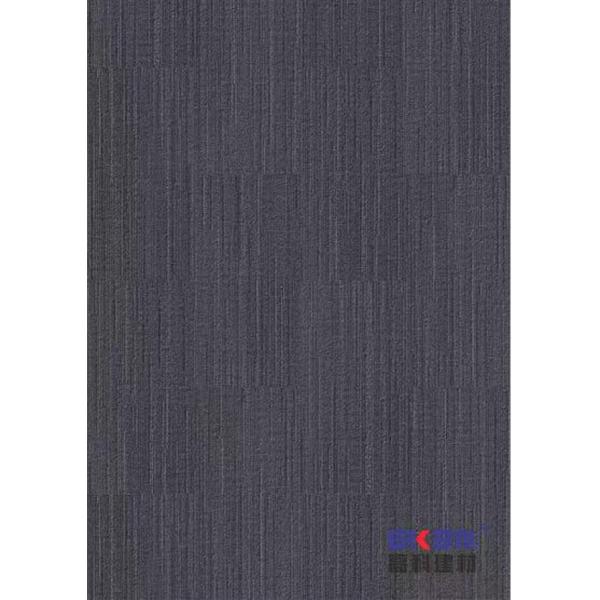 Dark Grey Carpet Vinyl Flooring Waterproof 4mm Click Stone Plastic Composite For Office Greenpy SY-C1012
