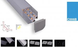 China LED Strips Aluminum Profile Anodized 6063 T5 Aluminum Alloy1M 2M 3M length wholesale