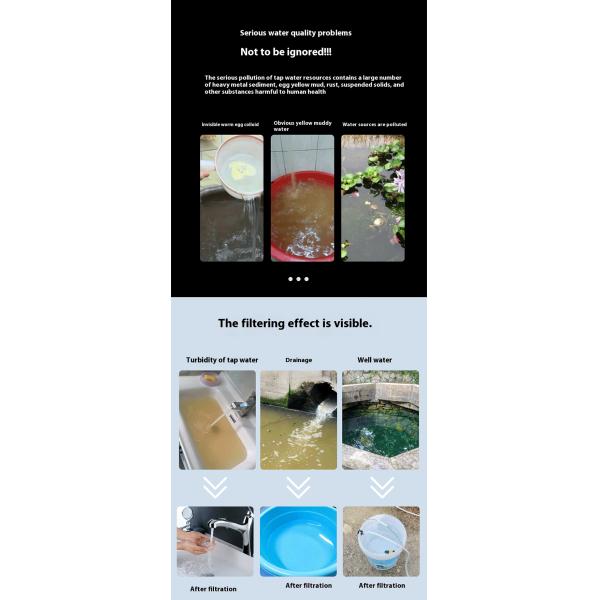 1 Stage Ultrafiltration Water Filter for Whole House Commercial Hotel