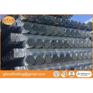 Buy cheap Q345B hot dip galvanized 6 M scaffolding steel pipe tube for Middle east market from wholesalers