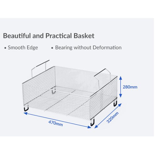 2000W Heating Power Sweep Frequency Ultrasonic Cleaner LED Dispaly Window