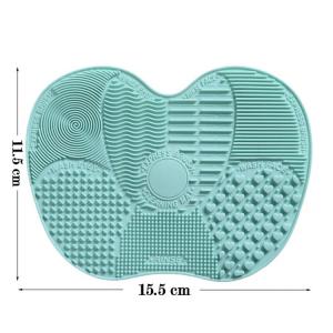 China Silicone Makeup Brush Cleaner Pad ODM Brush Gel Cleaning Mat wholesale