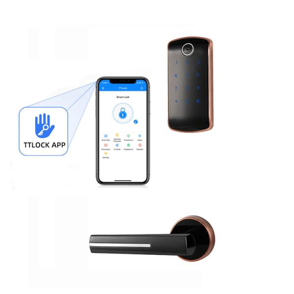 Quality Security Password Door Lock Digital Keyless Smart Lock with TT APP for sale
