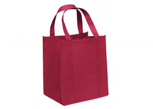 China FDA Red Large Non Woven Tote Bag Non Woven Polypropylene Shopping Bags wholesale