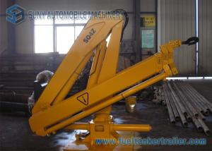 China Folding Arm 4 Ton Crane Mounted Truck 9400mm Max Working Radius wholesale