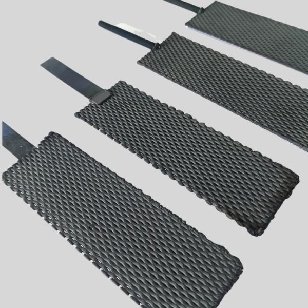 Quality Platinum Coated Titanium Mesh Electrode 0.1-15mm Coating Thickness for sale