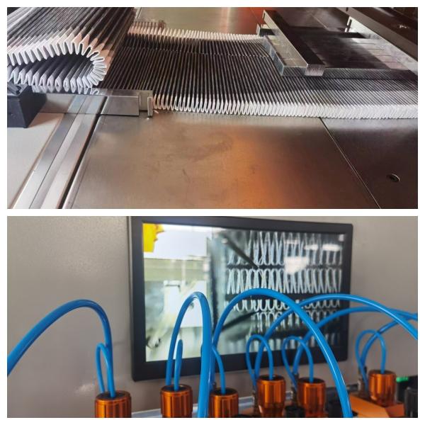 700mm Wire Mesh Hydraulic Filter Pleating Machine 6 - 60mm Pleating Height