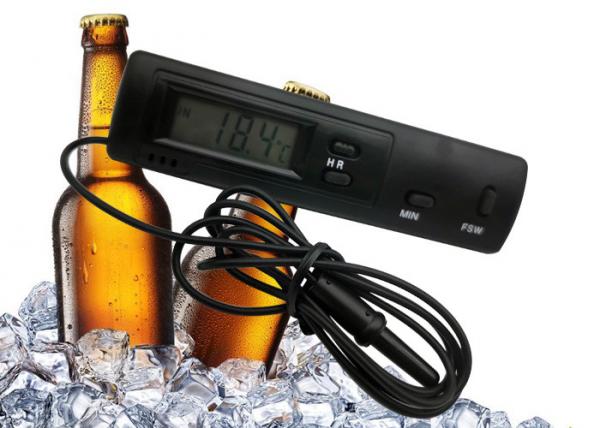 Quality Digital Fridge Freezer Thermometer Portable Fridge Thermometer ABS Plastic Case for sale