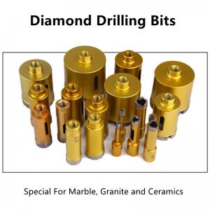 China Stone 100mm Diamond Core Drill Bit , 68mm Sintered Diamond Drill Bits on sale
