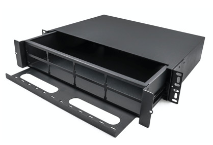19 Inch 2U 96 Fiber MPO MTP ODF Fiber Optic Patch Panel Cabinet Slide Drawer Type