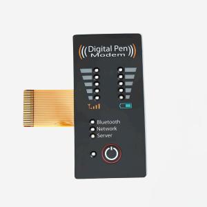 China Multifunctional Touch LED Membrane Switch For Industrial Control wholesale