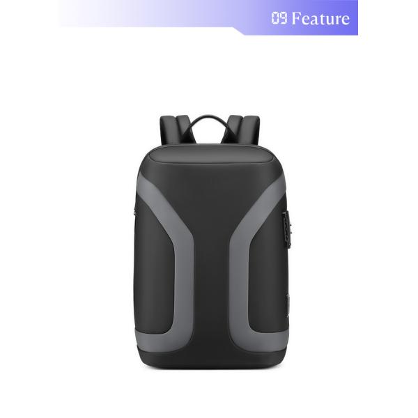 Soft Handle Laptop Water Resistant Backpack For Work Thread Pattern Type