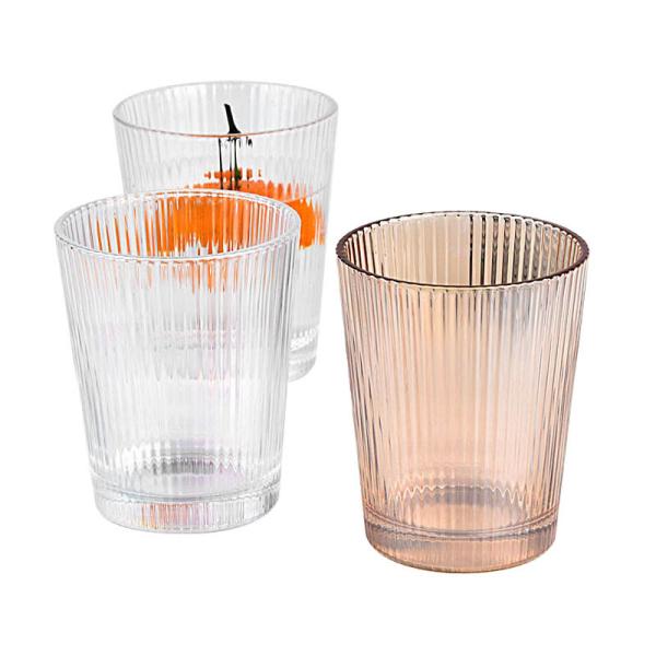 B2B Custom 12oz Textured Glass Mugs | Bulk FDA-Certified Heat-Resistant Coffee Cups