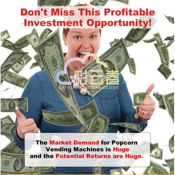 Automated Popcorn Vending Machine Manufacturers 24 Flavors Customized Color