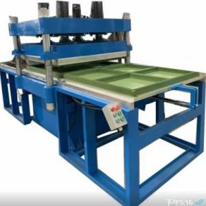 China Playground Tile Rubber Vulcanizing Press 1100x1100mm Rubber Tile Press on sale